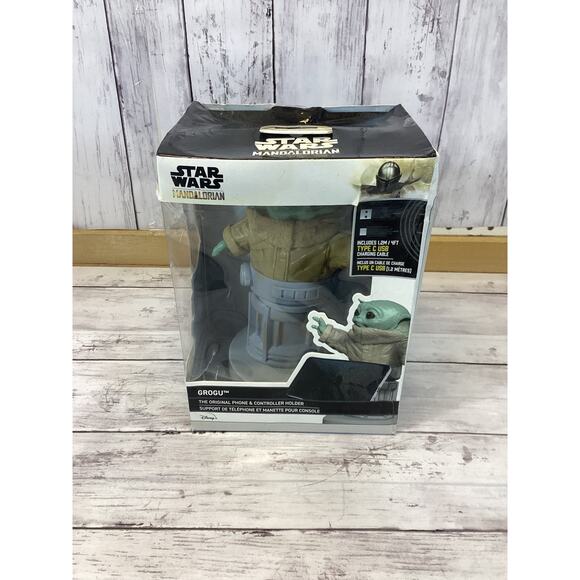 Star Wars The Mandalorian The Child Controller Phone Holder Cable Micro USB